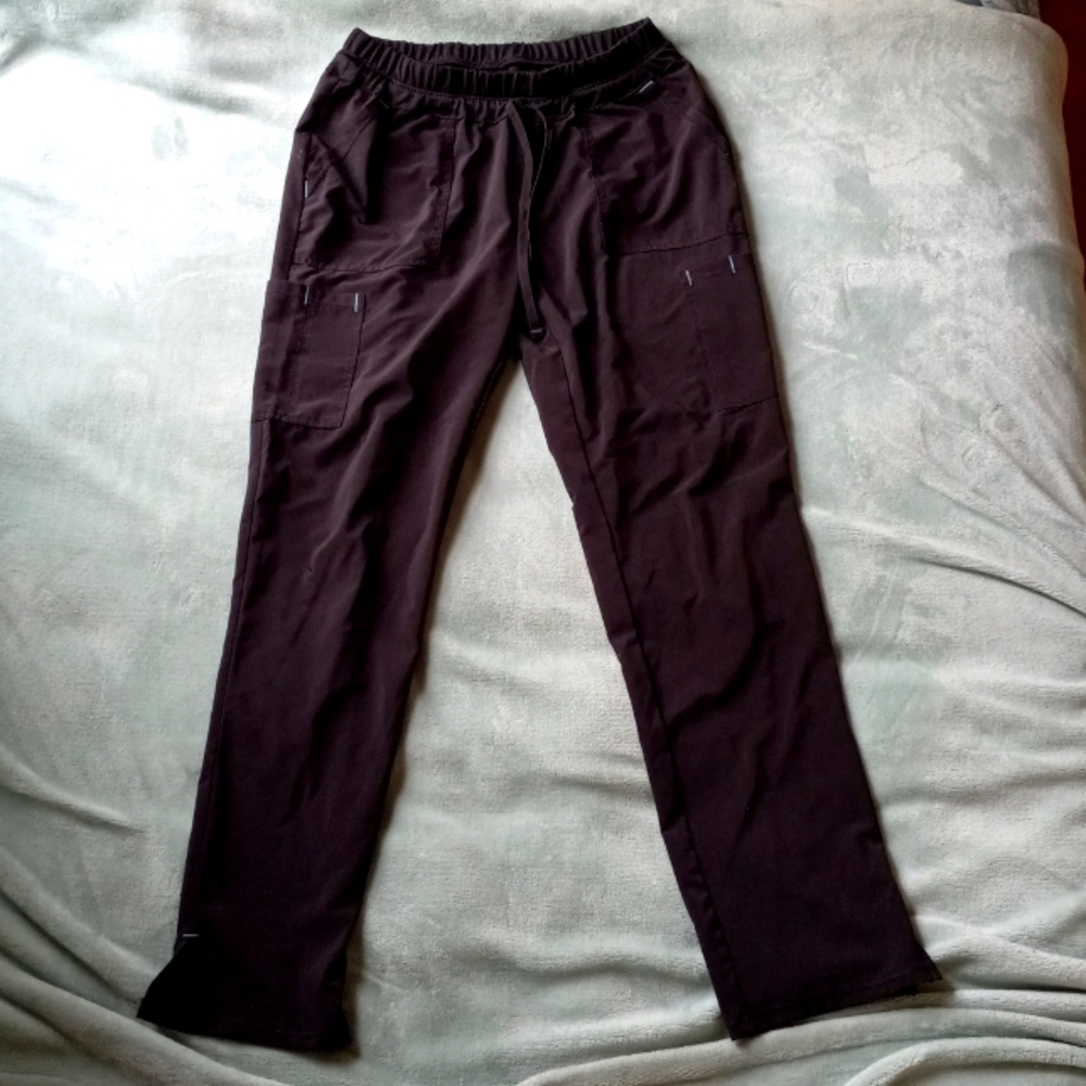 Black scrub pants